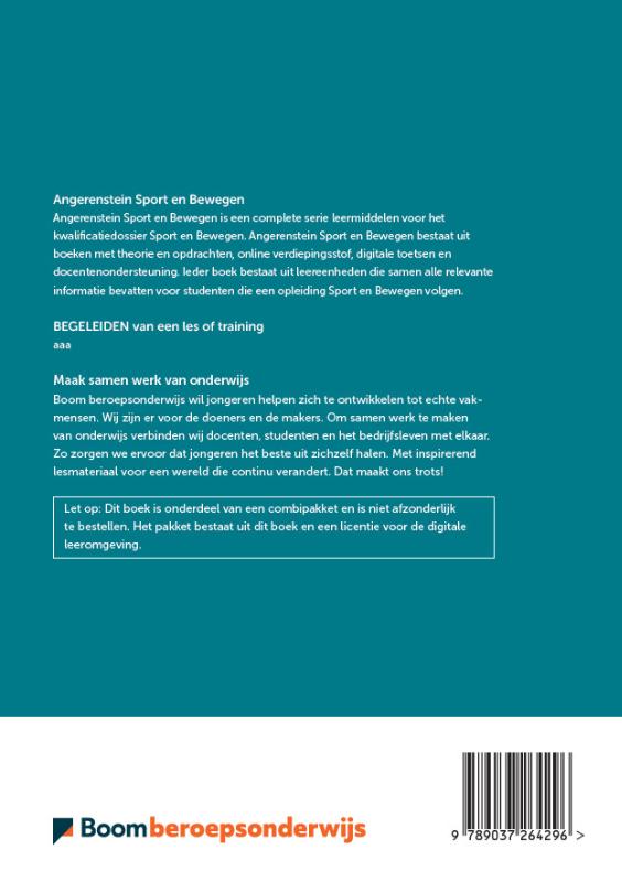 Achterkant van Begeleiden van een les of training | combipakket