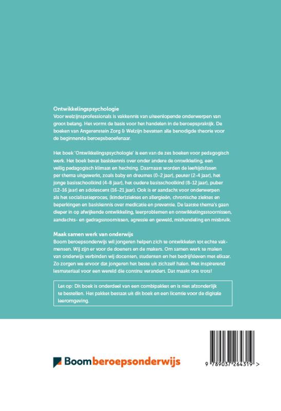 Achterkant van Ontwikkelingspsychologie | combipakket