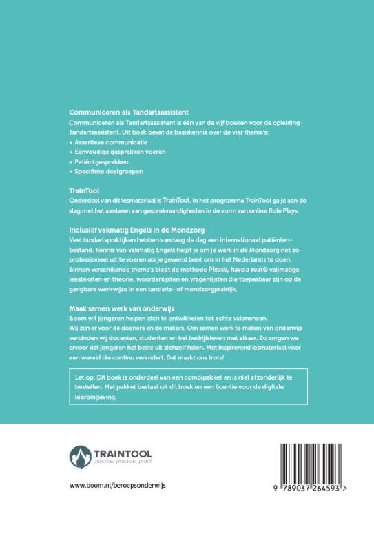Achterkant van Communiceren als TA | combipakket