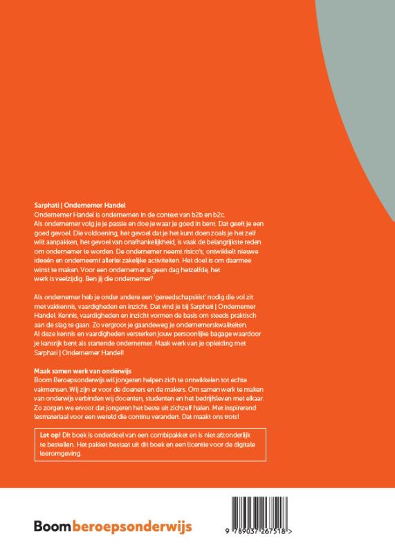 Achterkant van Ondernemer in bedrijf | combipakket