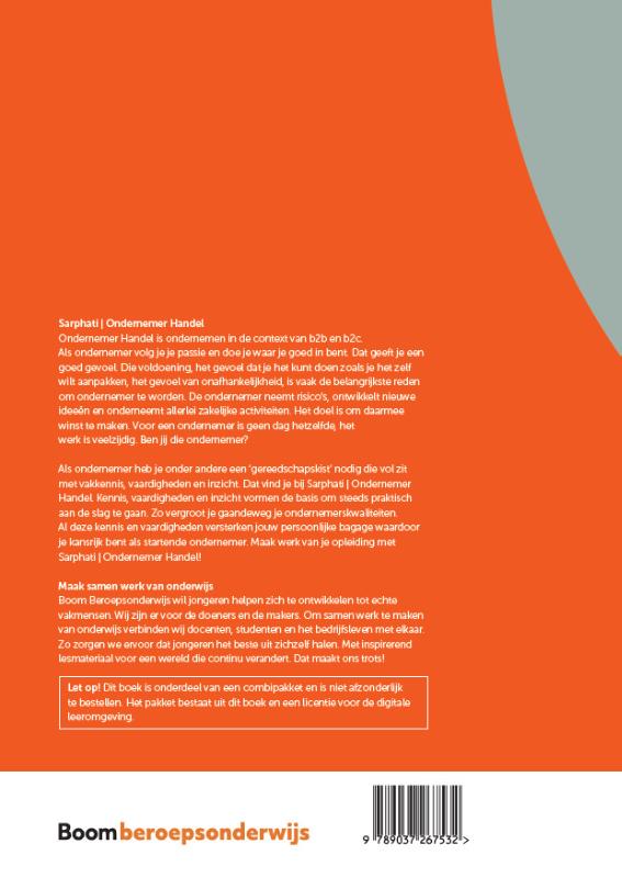 Achterkant van Operationeel plan deel 2 | Verkoop | combipakket