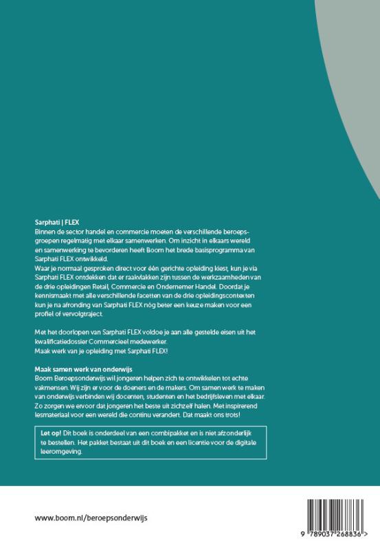 Achterkant van Sarphati FLEX (Online) marketing | combipakket