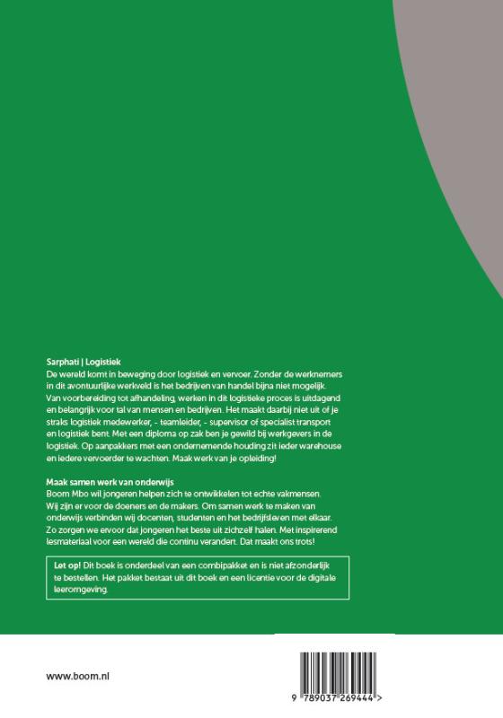 Achterkant van Bedrijfsmanagement l combipakket