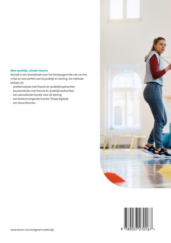 Achterkant van Edu4all DP ed 3 Module Organiseren van een activiteit voor een opdrachtgever