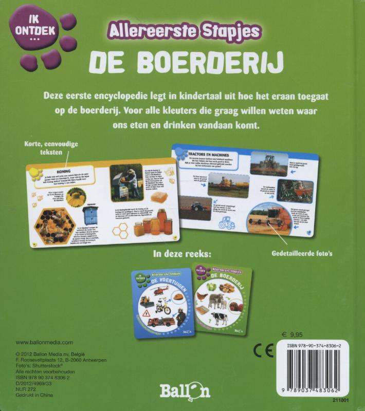 Achterkant van Ik ontdek... de boerderij