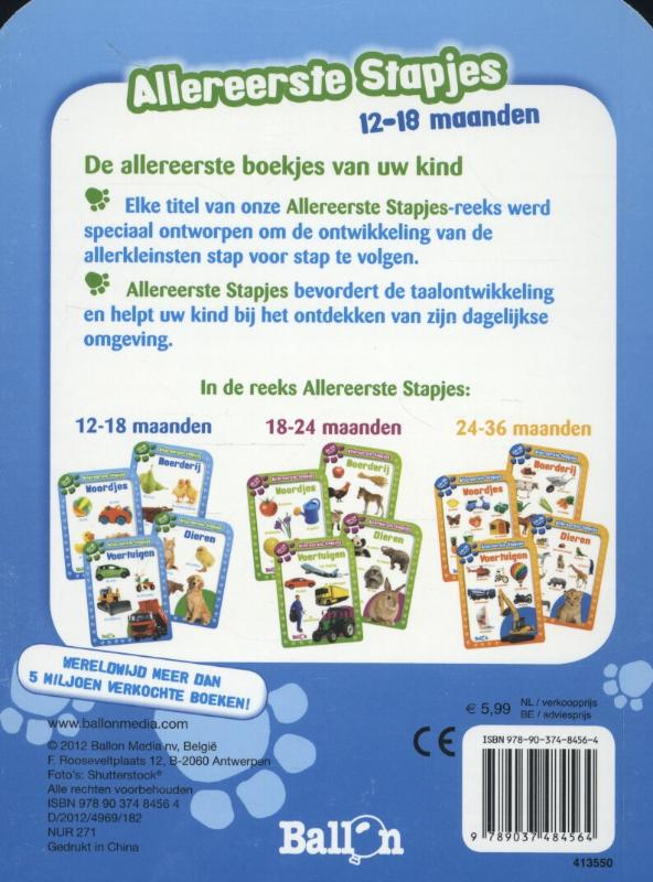 Achterkant van 12-18 maanden