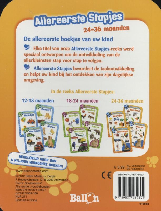 Achterkant van 24-36 maanden