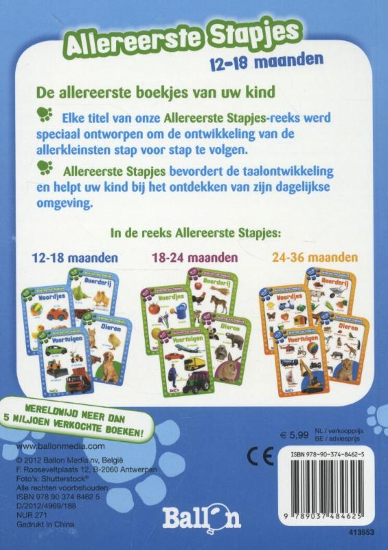 Achterkant van 12-18 maanden