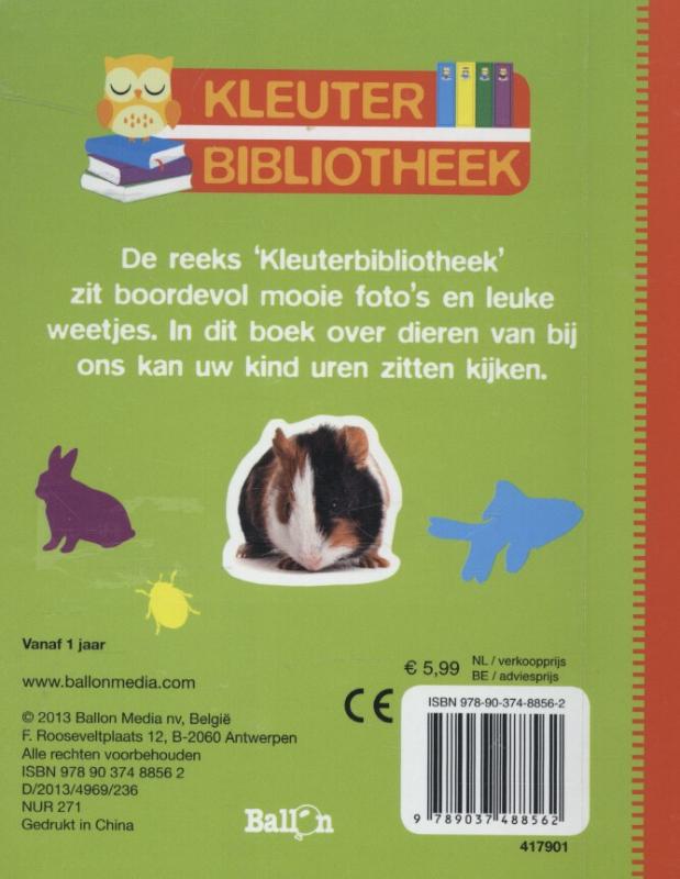 Achterkant van Dieren van bij ons