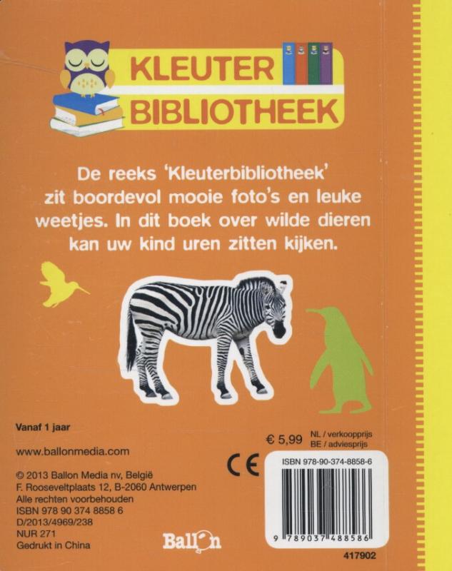 Achterkant van Wilde dieren