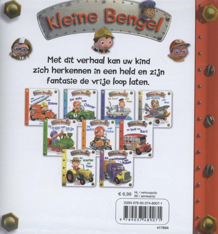 Achterkant van De bus van Bert