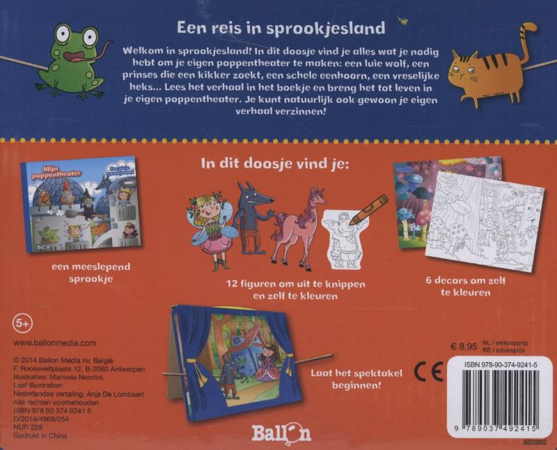 Achterkant van Een reis in sprookjesland