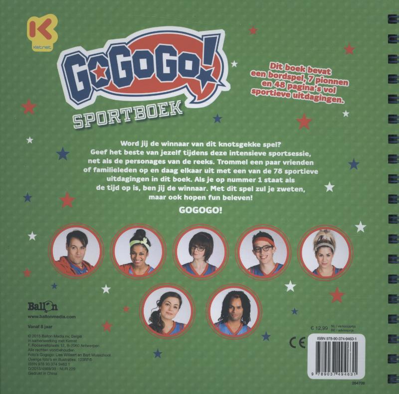 Achterkant van Sportboek