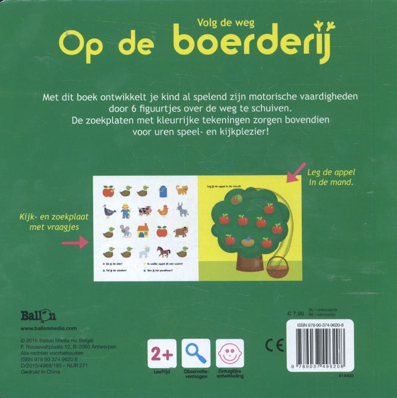 Achterkant van Op de boerderij