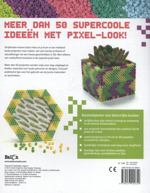 Achterkant van Creatief met strijkkralen