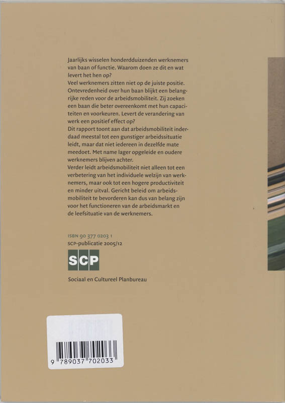 Achterkant van Arbeidsmobiliteit in goede banen