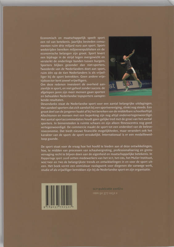 Achterkant van 2006