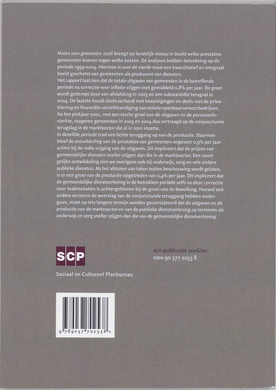 Achterkant van 2006