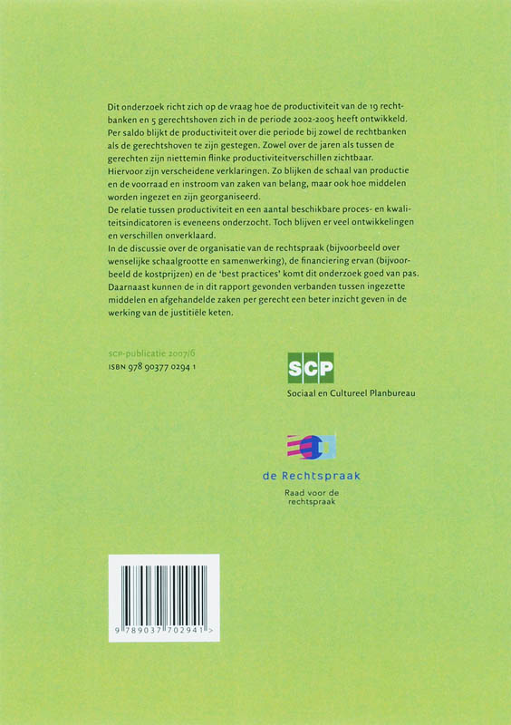 Achterkant van Rechtspraak