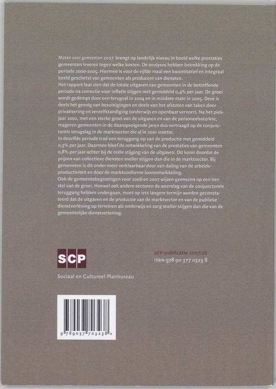 Achterkant van 2007