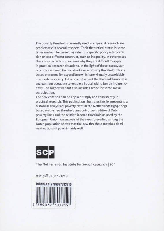Achterkant van Beyond the breadline