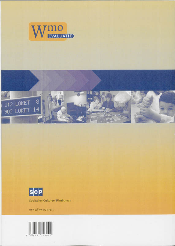 Achterkant van De invoering van de Wmo: gemeentelijk beleid in 2007