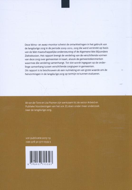 Achterkant van Wmo- en AWBZ-voorzieningen 2009-2012