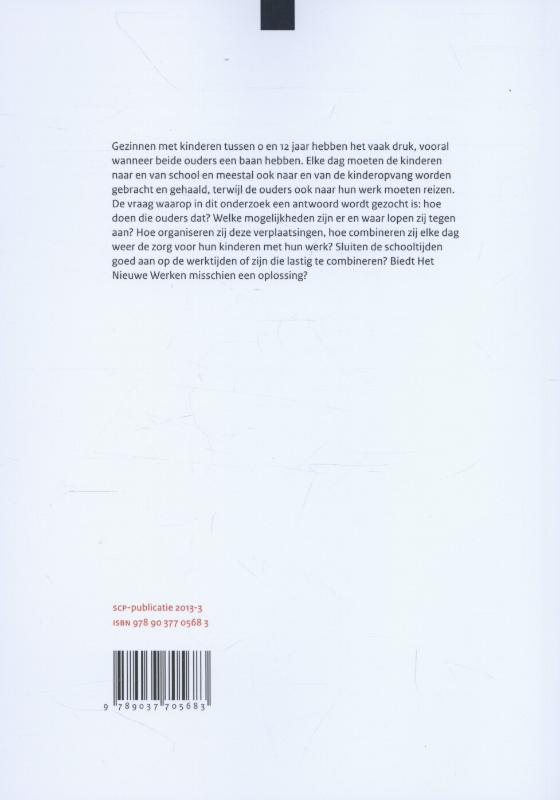 Achterkant van Gezinnen onderweg