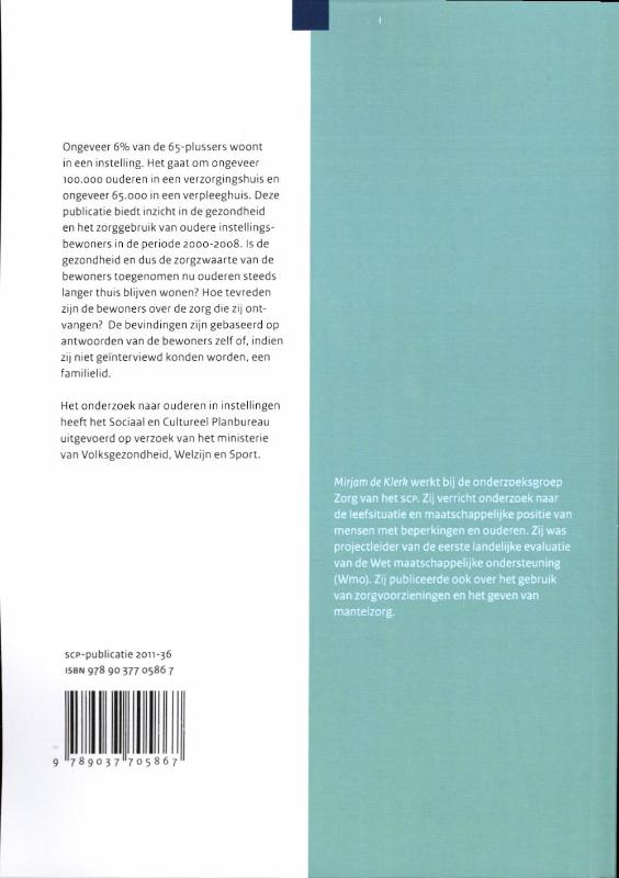 Achterkant van Zorg in de laatste jaren