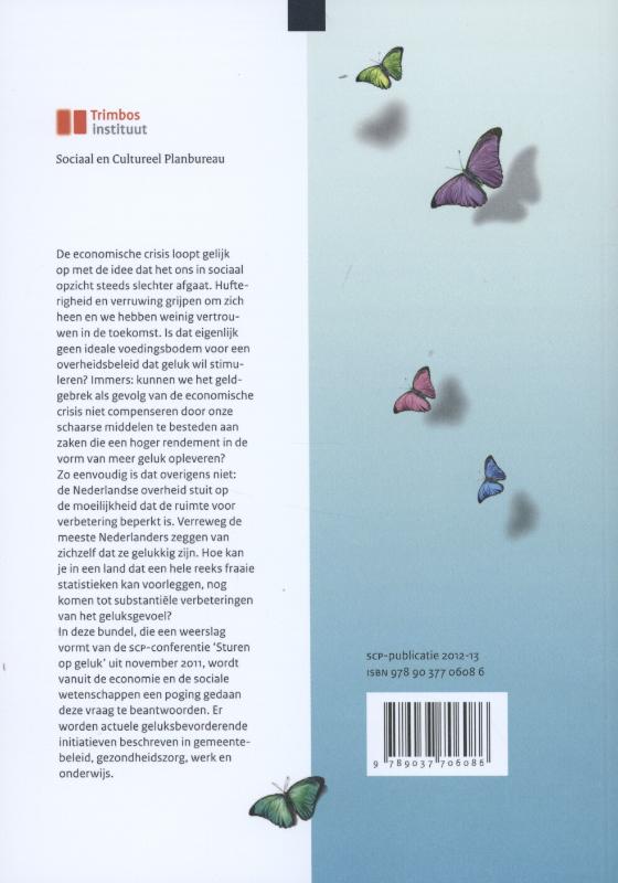 Achterkant van Sturen op geluk