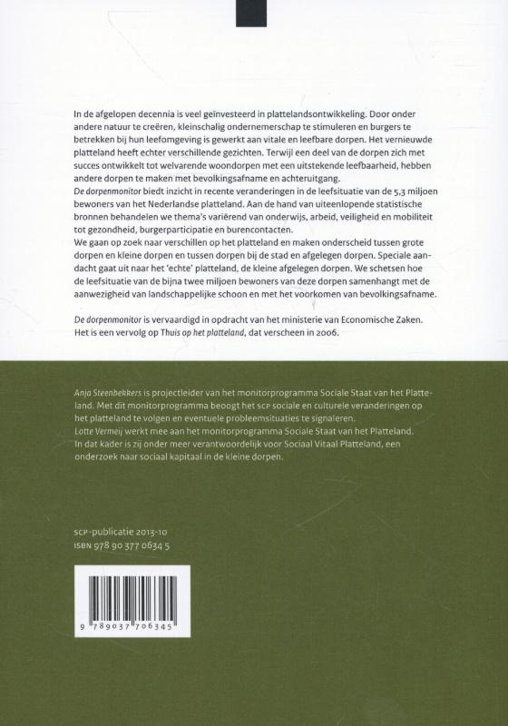 Achterkant van De dorpenmonitor
