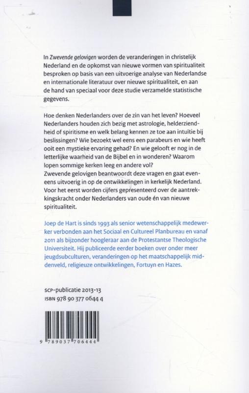 Achterkant van Zwevende gelovigen