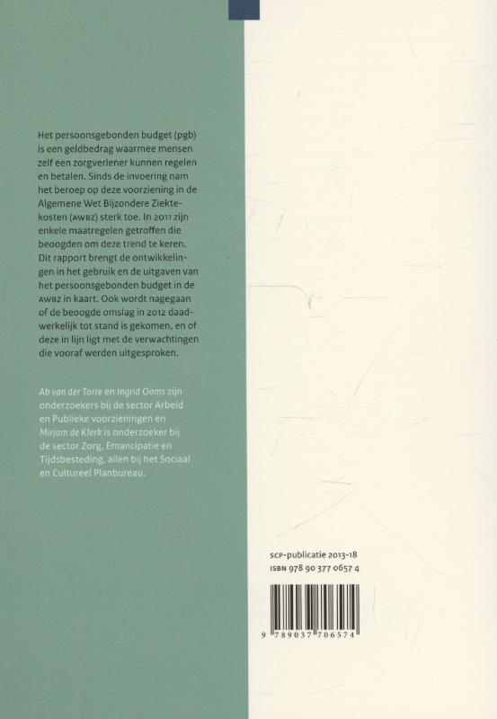 Achterkant van Monitor 2012