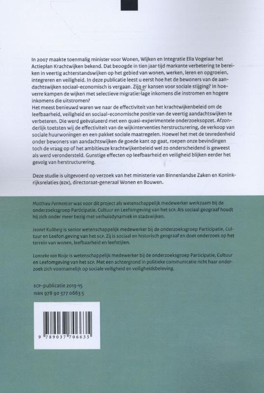 Achterkant van Werk aan de wijk