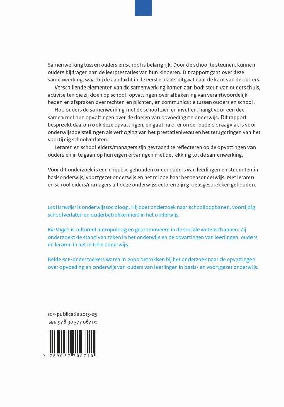Achterkant van Samen scholen