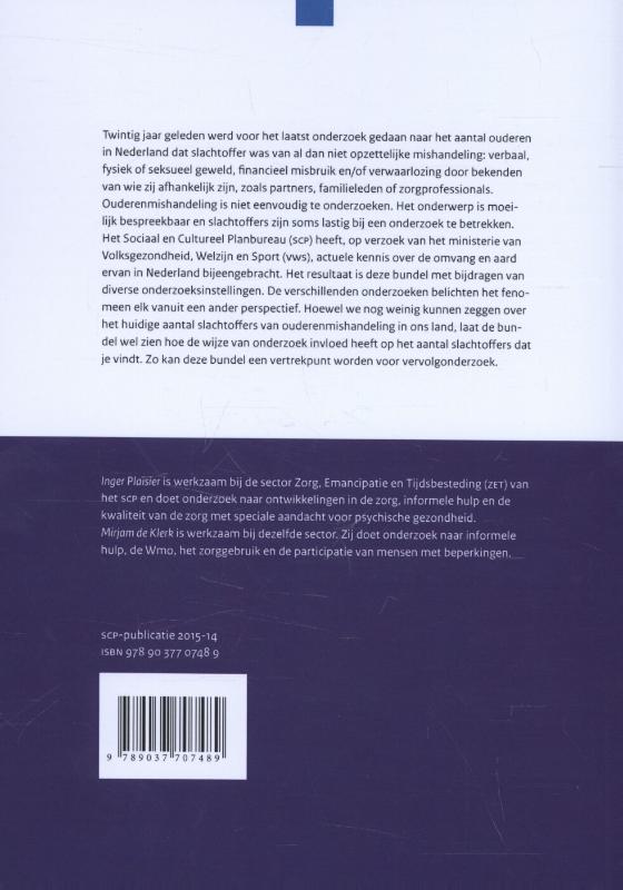 Achterkant van Ouderenmishandeling in Nederland
