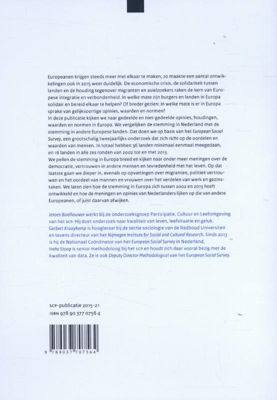 Achterkant van Nederland in Europees perspectief