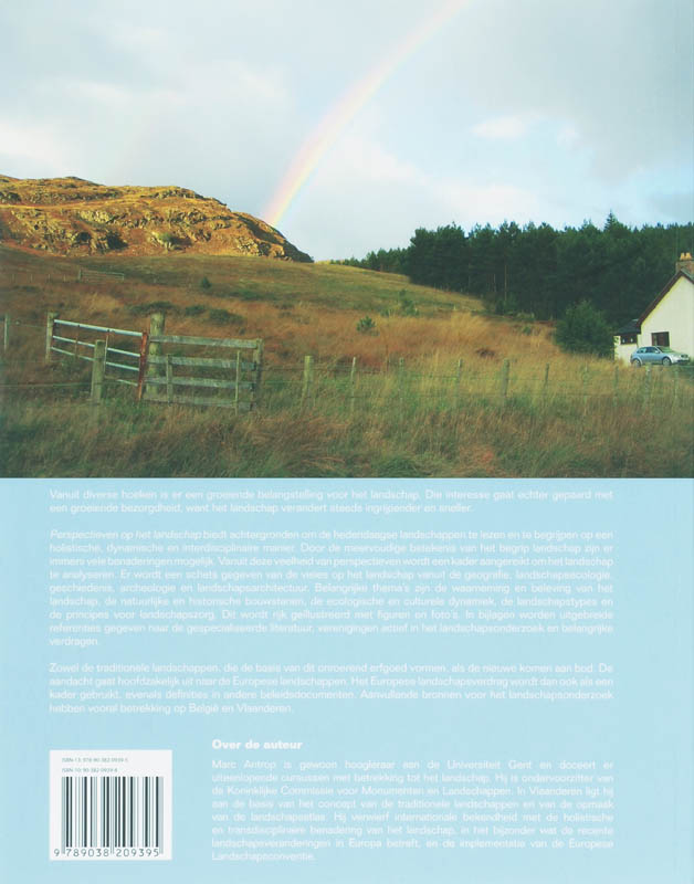 Achterkant van Perspectieven op het landschap