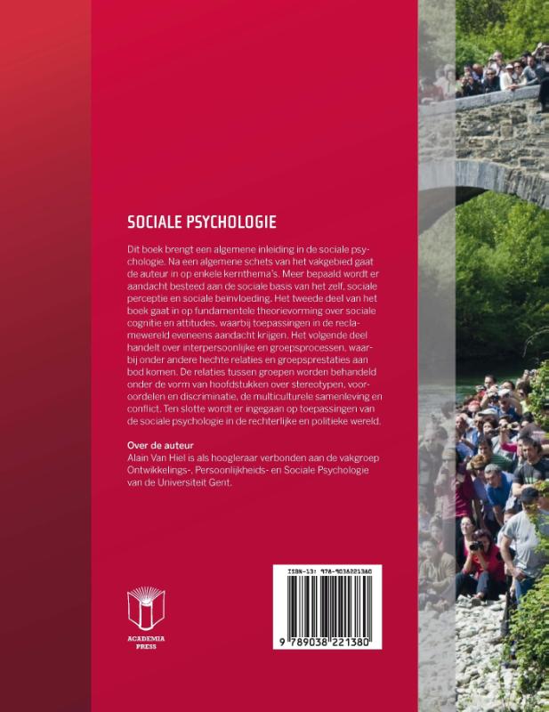 Achterkant van Sociale psychologie