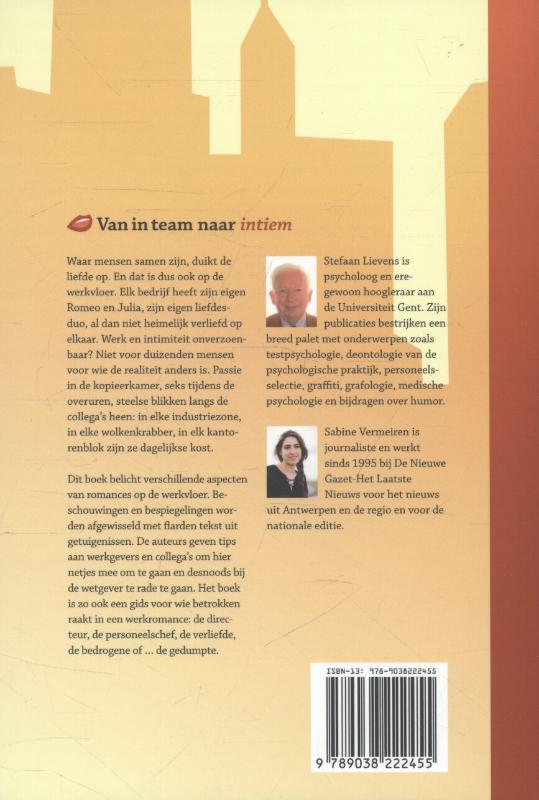 Achterkant van Van in team naar intiem