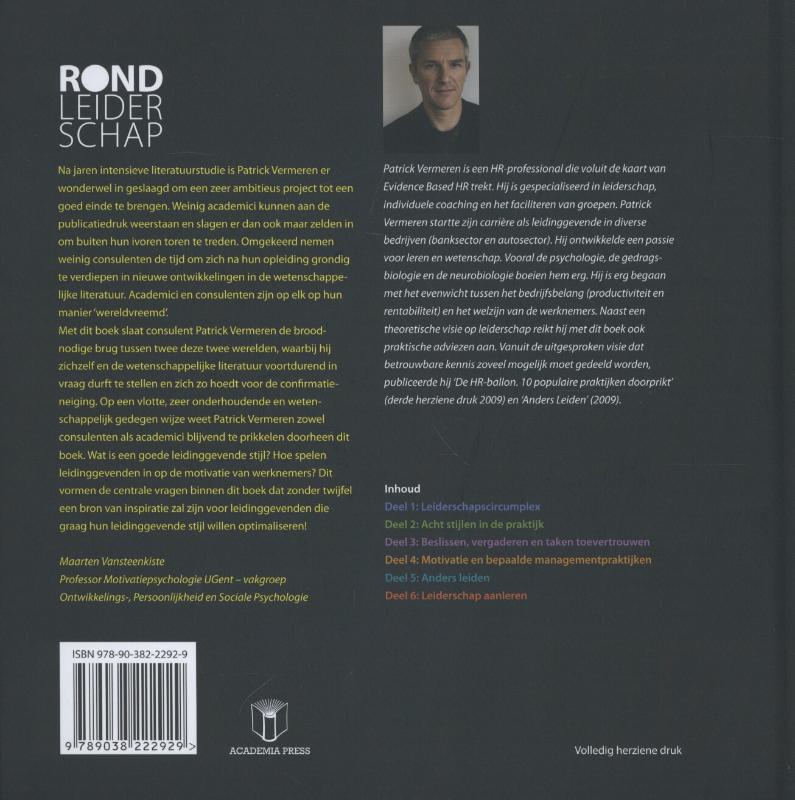 Achterkant van Rond leiderschap