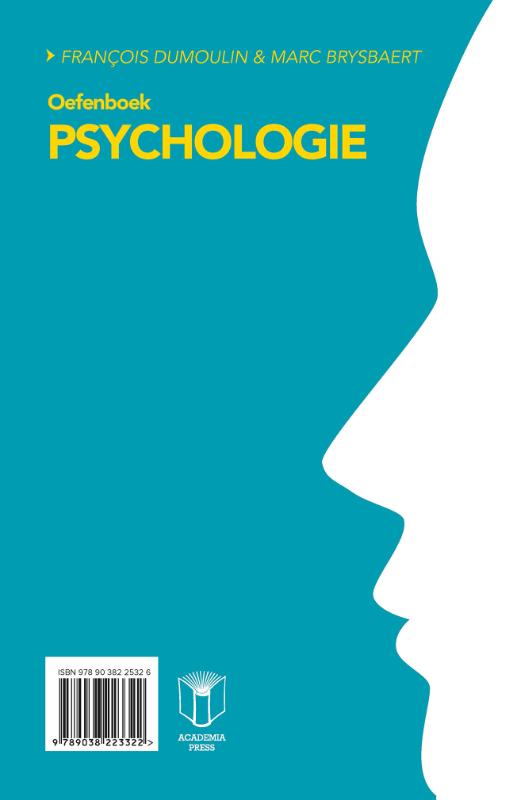 Achterkant van Oefenboek Psychologie
