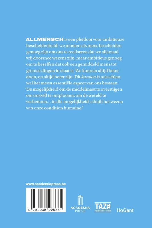 Achterkant van Allmensch