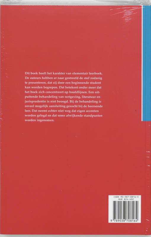 Achterkant van 1 Het materiele strafrecht