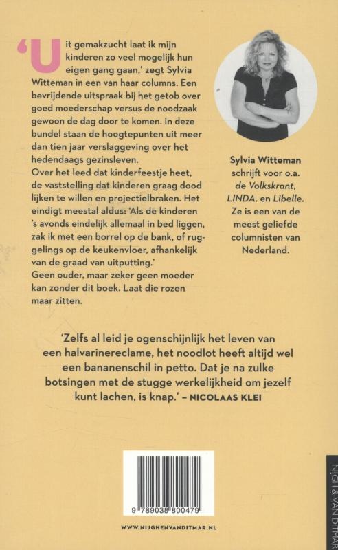 Achterkant van Plastic rozen