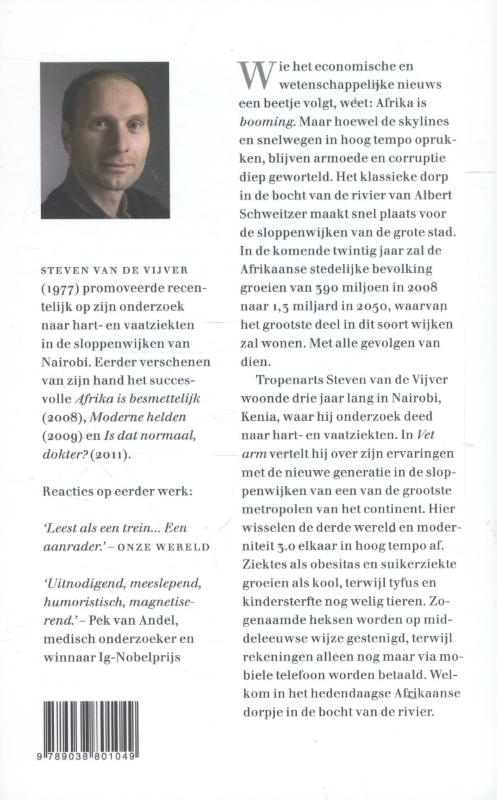 Achterkant van Vet arm