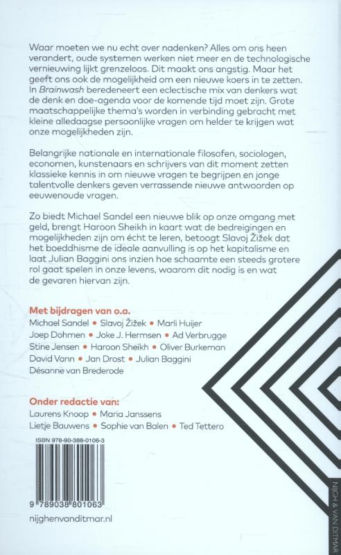 Achterkant van Brainwash