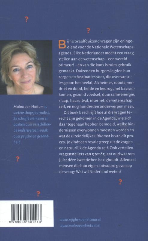 Achterkant van Wat wil Nederland weten