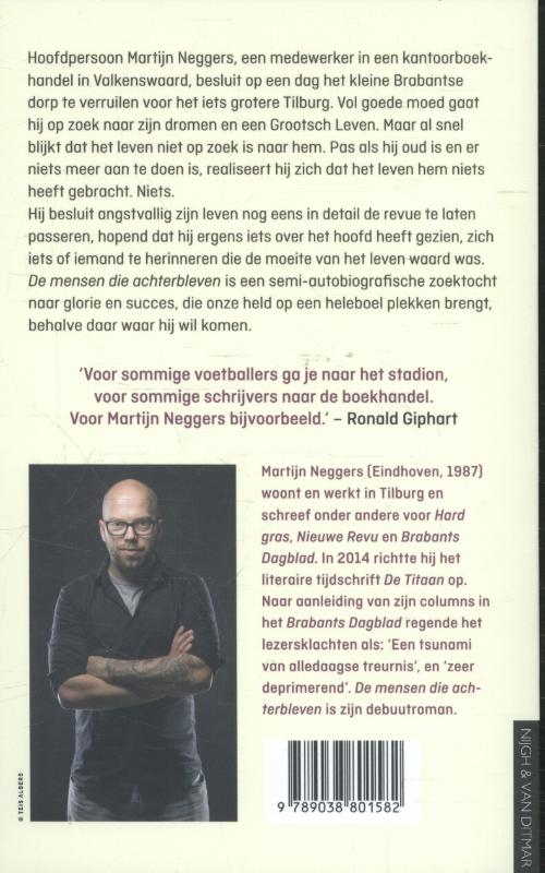 Achterkant van De mensen die achterbleven