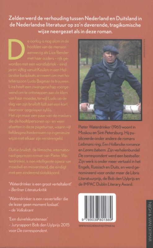Achterkant van Duitse bruiloft
